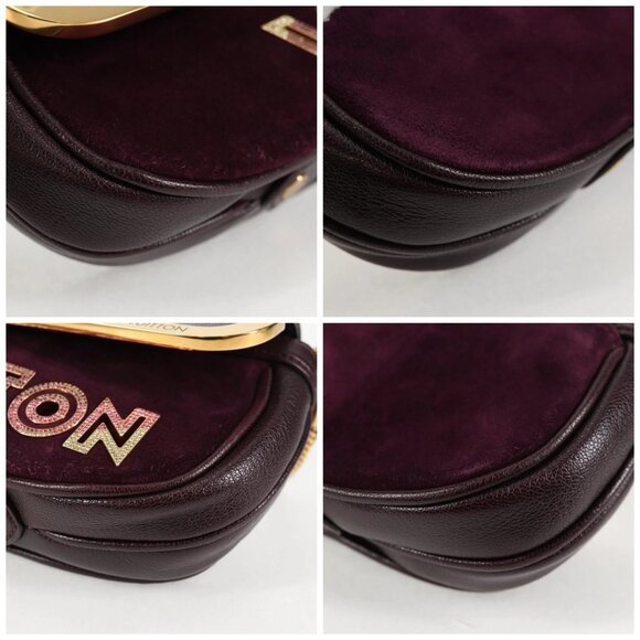 LOUIS VUITTON Pochette Avant Garde Bag Leather Brunne M97092 LV Auth BA4534V - Picture 14 of 16